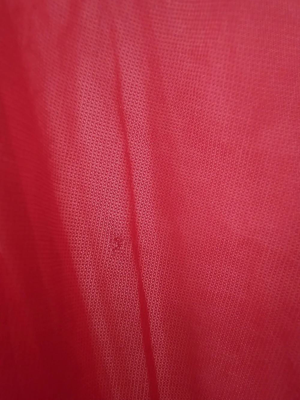 Vintage Frederick's of Hollywood Red Lace Mesh Babydoll Lingerie Slip Y2K Medium
